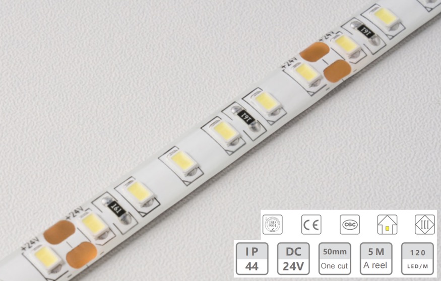 24V-8mm-IP44 nízkonapěťové světelné pás