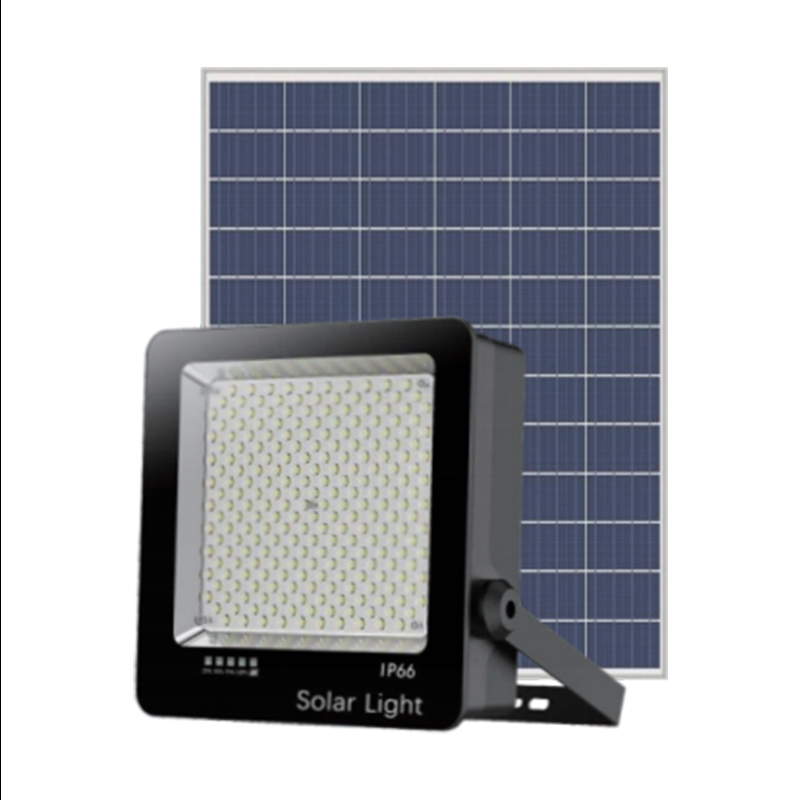 LED solární záplavové světlo s ovládáním světla pro venkovní použití